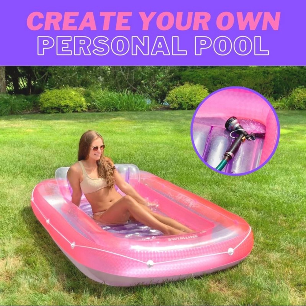 SWIM LINE ORIGINAL Suntan Tub float Classic Tanning Pool…